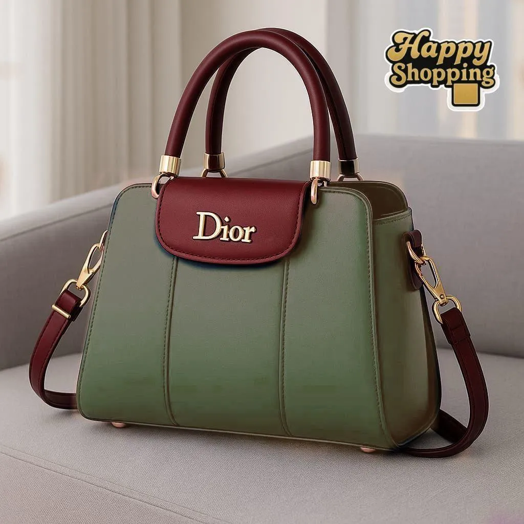 Women’s PU Leather Plain Shoulder Bag | Bago Lahore