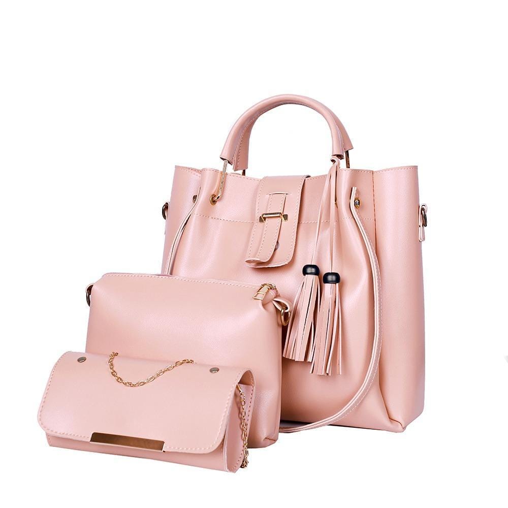 3 Pcs Women’s PU Leather Shoulder Bag - Image 7