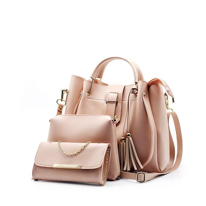 3 Pcs Women’s PU Leather Shoulder Bag - Image 4