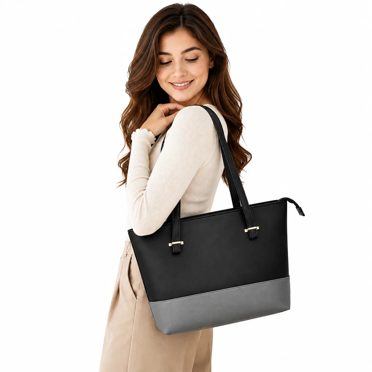 Chic PU Leather Women’s Tote Bag