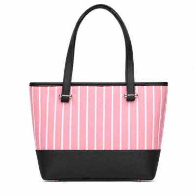 Women’s Stylish Pink Tote Bag with Shoulder Strap – Premium Ladies Handbag