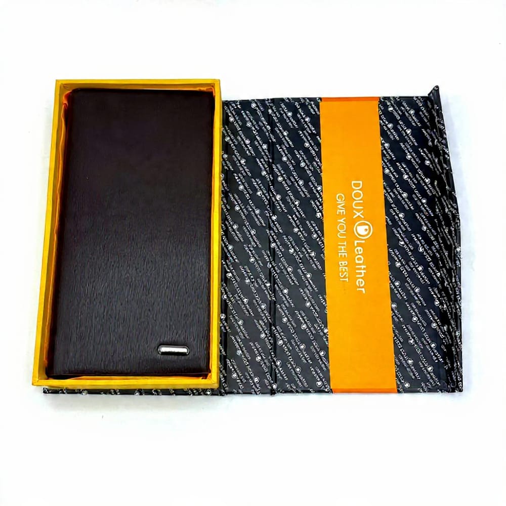 Men’s Leather Textured Bi-Fold Long Wallet Lahore Pakistan, Stylish Long Wallet for Men Bago, Premium Textured Leather Wallet, Elegant Bi-Fold Wallet, Durable Leather Long Wallet