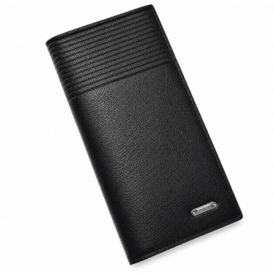 Men’s Leather Textured Bi-Fold Long Wallet | Bagoya Lahore