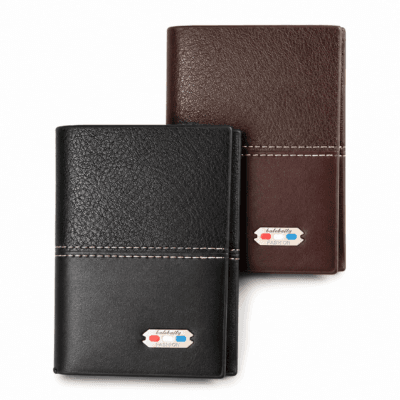 Men’s Croc-Texture Cow Leather Wallet
