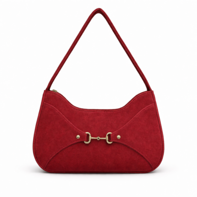 Elegant Suede Shoulder Bag | Bagoya Lahore Pakistan