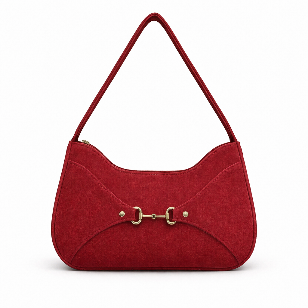 Elegant Suede Shoulder Bag | Bagoya Lahore Pakistan