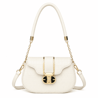 Luxury Croc Textured Shoulder Bag for Women | Buy Online in Pakistan – Bagoya