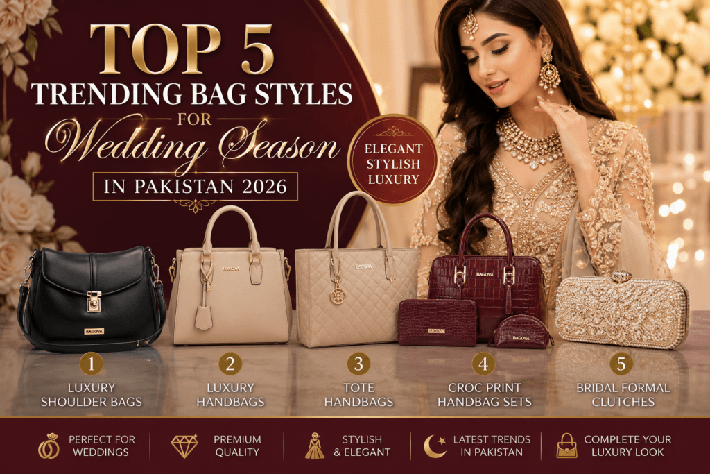 Top 5 Wedding Bag Styles in Pakistan 2026