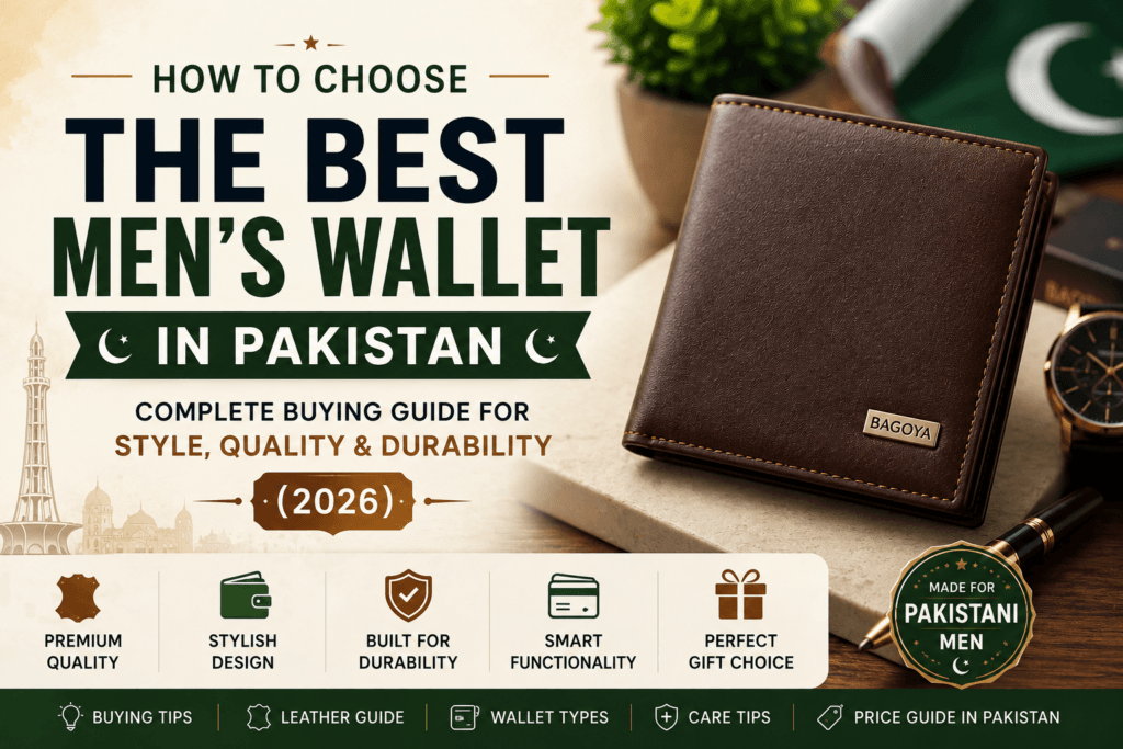 mens wallet pakistan, best leather wallet pakistan, how to choose a wallet, leather wallets for men, pure leather wallet pakistan, minimalist wallet pakistan, bagoya leather wallets, buying guide 2026