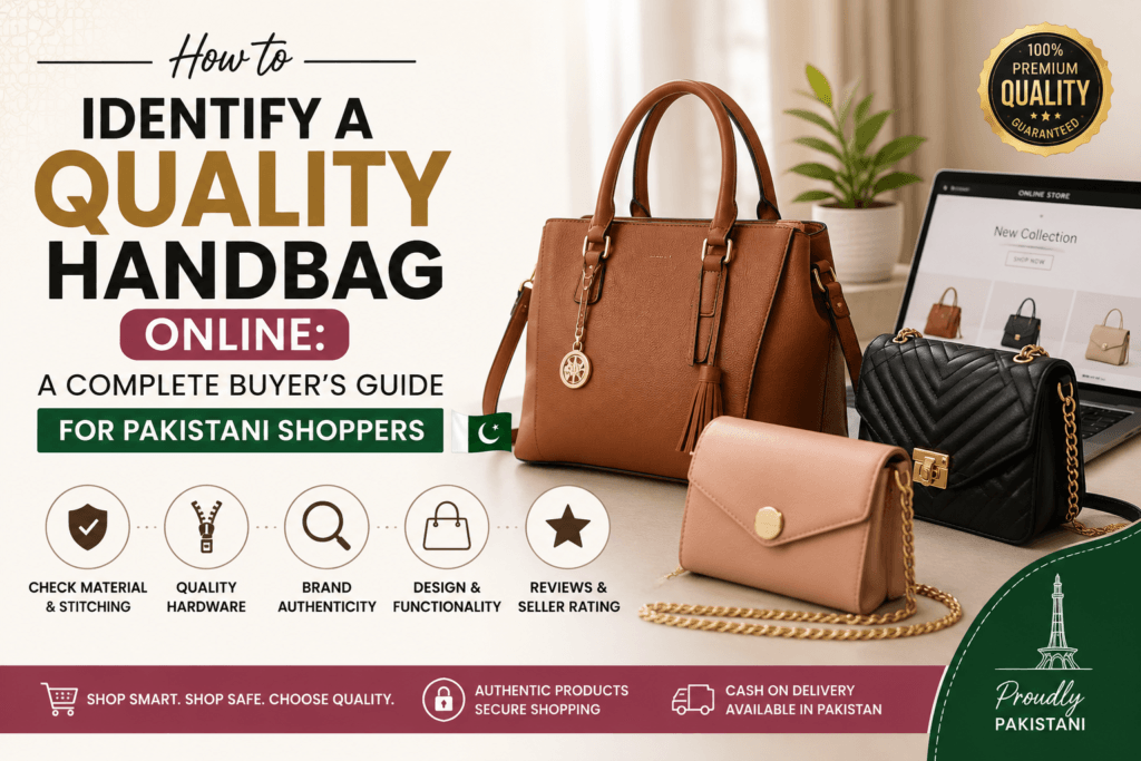 How to Identify a Quality Handbag Online: A Complete Buyer's Guide for Pakistani Shoppers