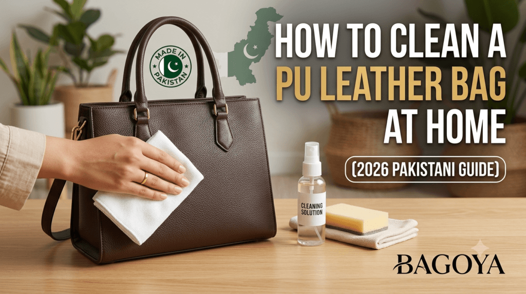 How to Clean a PU Leather Bag at Home (2026 Pakistani Guide) – Bagoya
