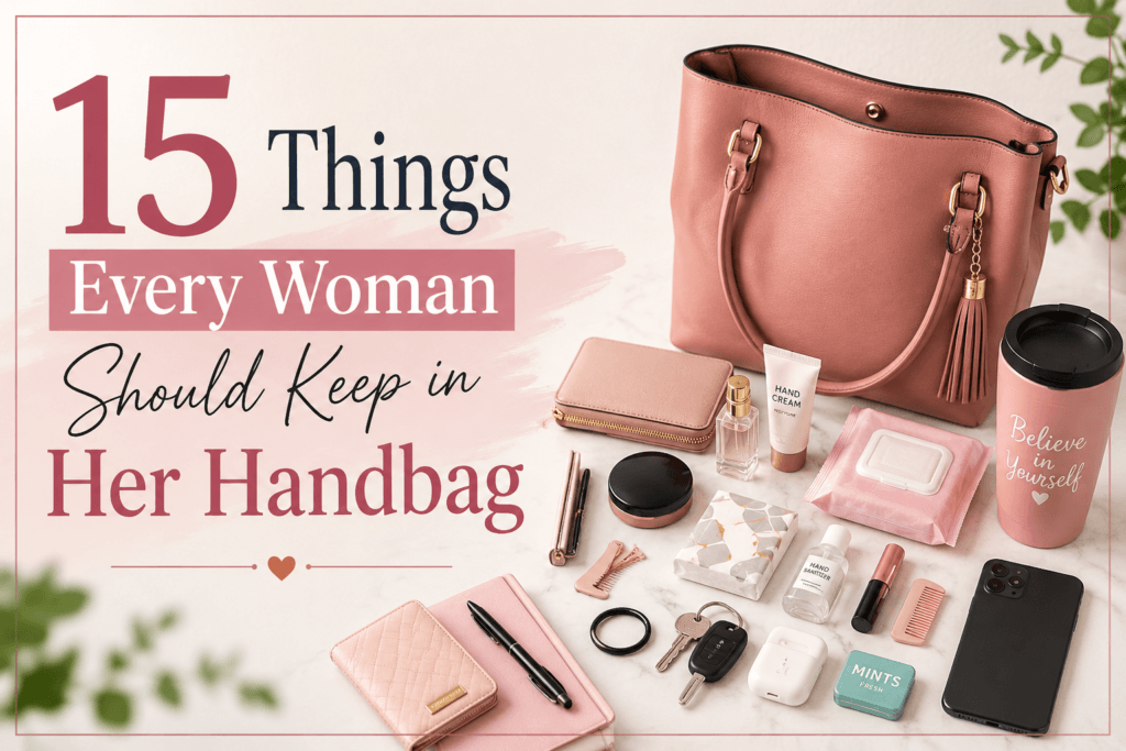 15 Things Every Woman Should Keep in Her Handbag