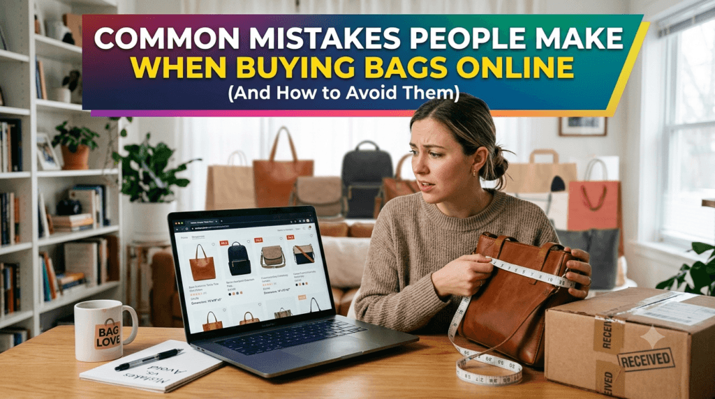buying bags online, online bag shopping pakistan, genuine leather bags, fake leather vs real leather, leather bag guide, bagoya store, online shopping mistakes pakistan, leather bag size guide, pure leather bags