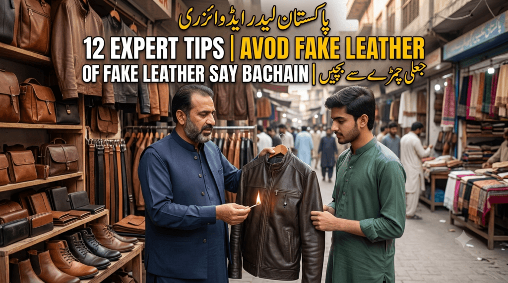 fake leather vs real leather, genuine leather Pakistan, how to spot fake leather, leather bags Pakistan, pure leather bags online, original leather wallet Pakistan, leather quality test, Bagoya leather, buy real leather online