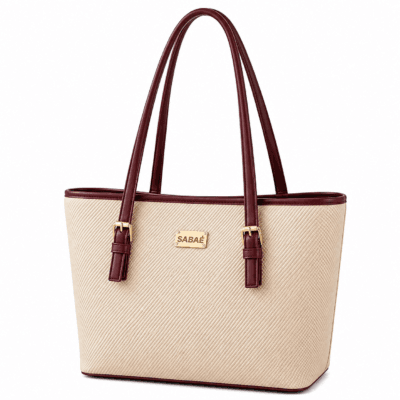 Structured Spacious Tote Bag for Women in Pakistan – Everyday Ladies Handbag